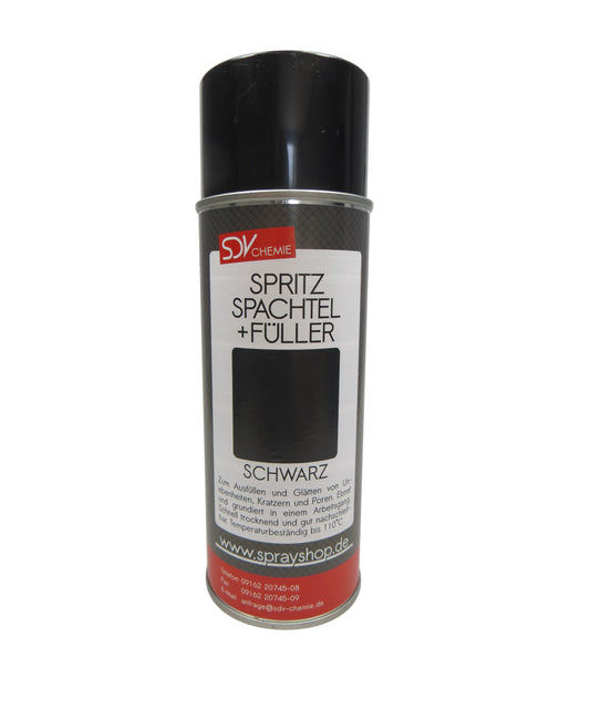 Spritzspachtel & Füller Schwarz 1x 400ml für Autolack Lackierer