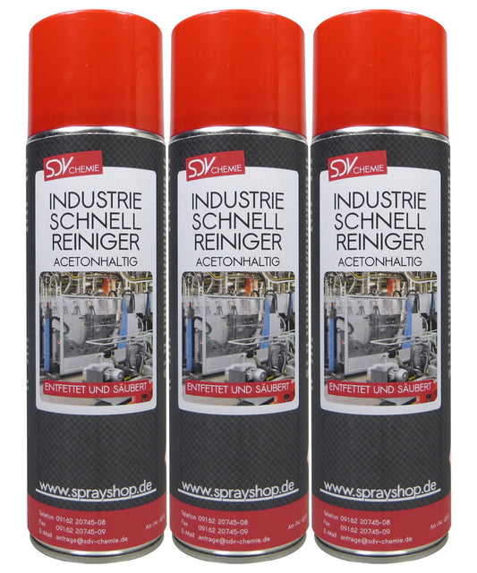Industriereiniger Spray 3x 500ml Etiketten Entferner Allzweckreiniger