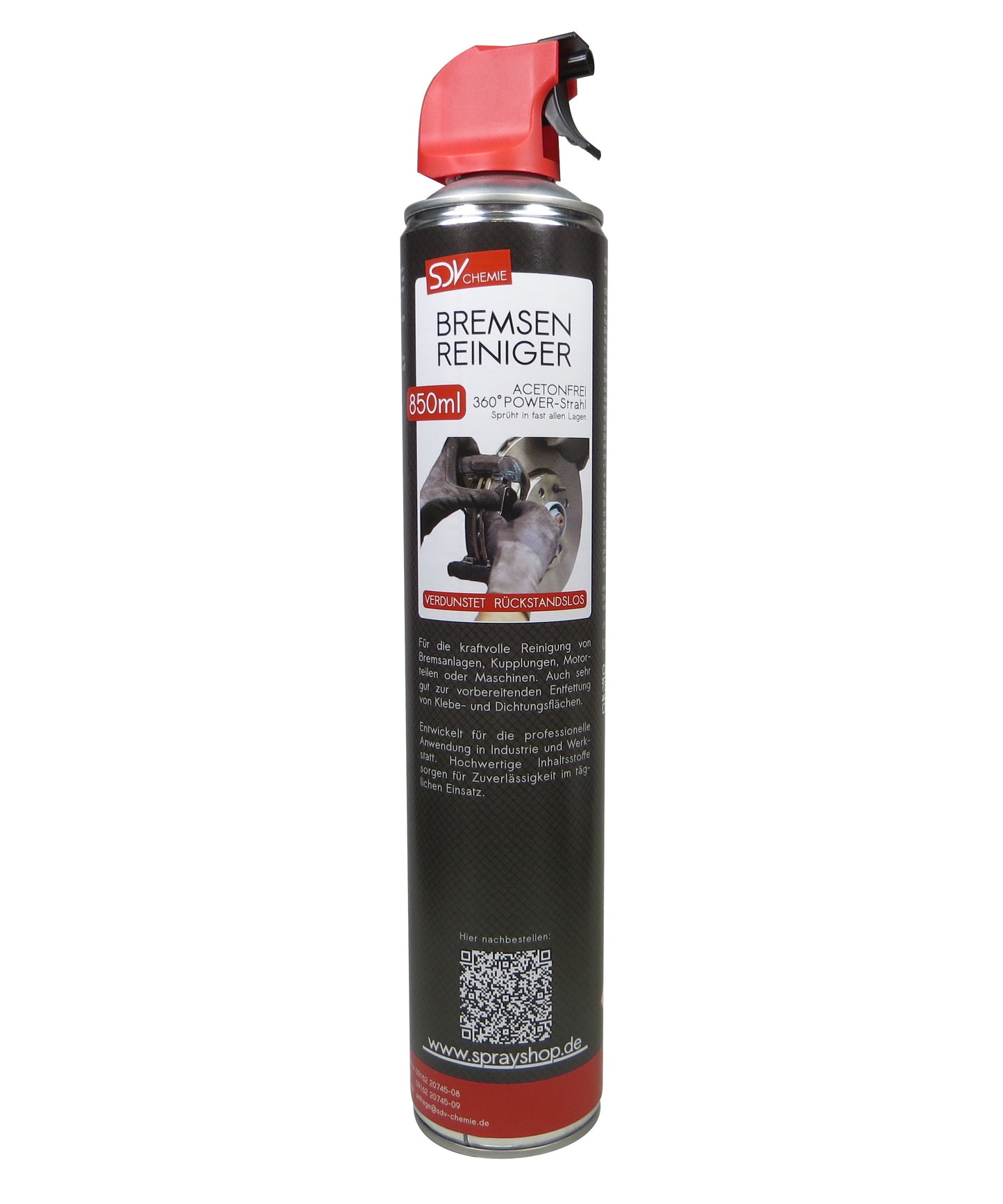 Bremsenreiniger Spray Trigger 1x 850ml POWER Brake Cleaner 360° Ventil