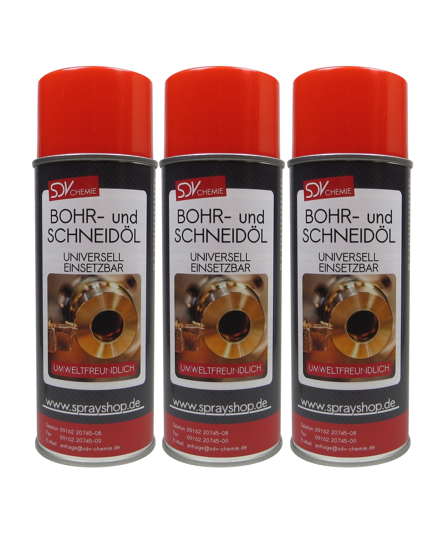 Bohröl Schneidöl Spray 3x 400ml Gewindeschneideöl Kühlmittel
