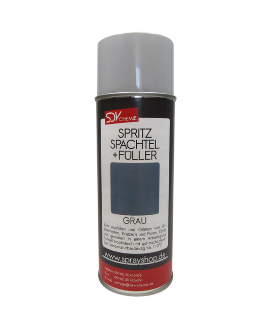 Spritzspachtel & Füller Grau 1x 400ml für Autolack Lackierer