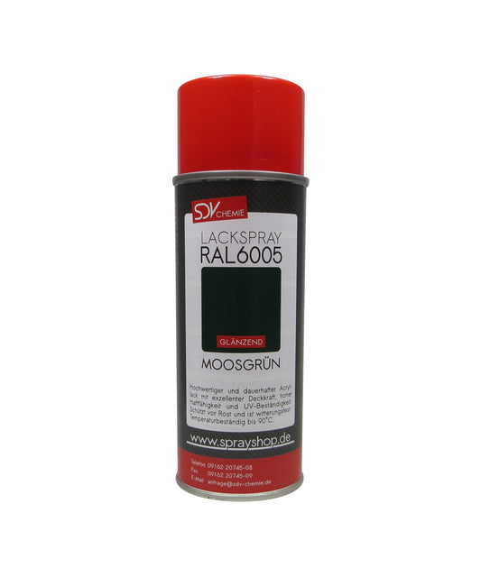 Lackspray RAL 6005 MOOSGRÜN glänzend 1x 400ml Acryllack