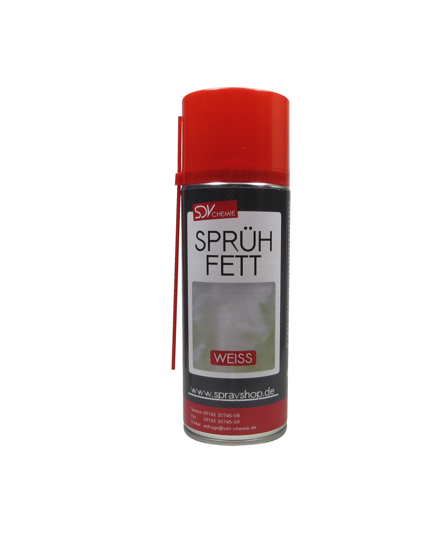 Sprühfett weiss 1x 400ml mit PTFE Schmierfett Fettspray Allzweckfett