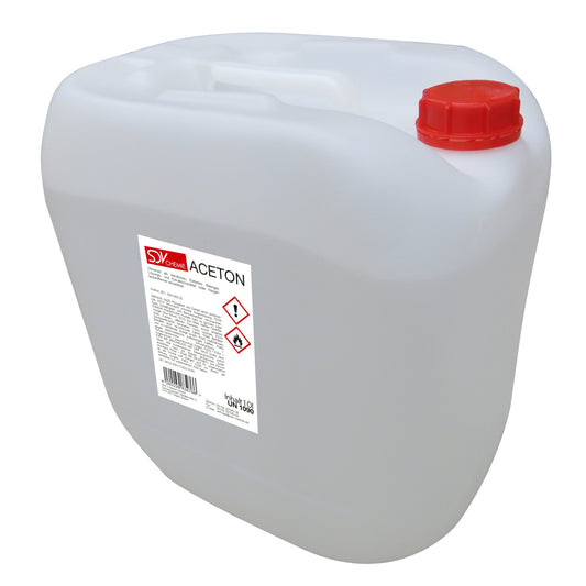 Aceton 1x 10 Liter Kanister mit DIN 51 Gewinde 10L