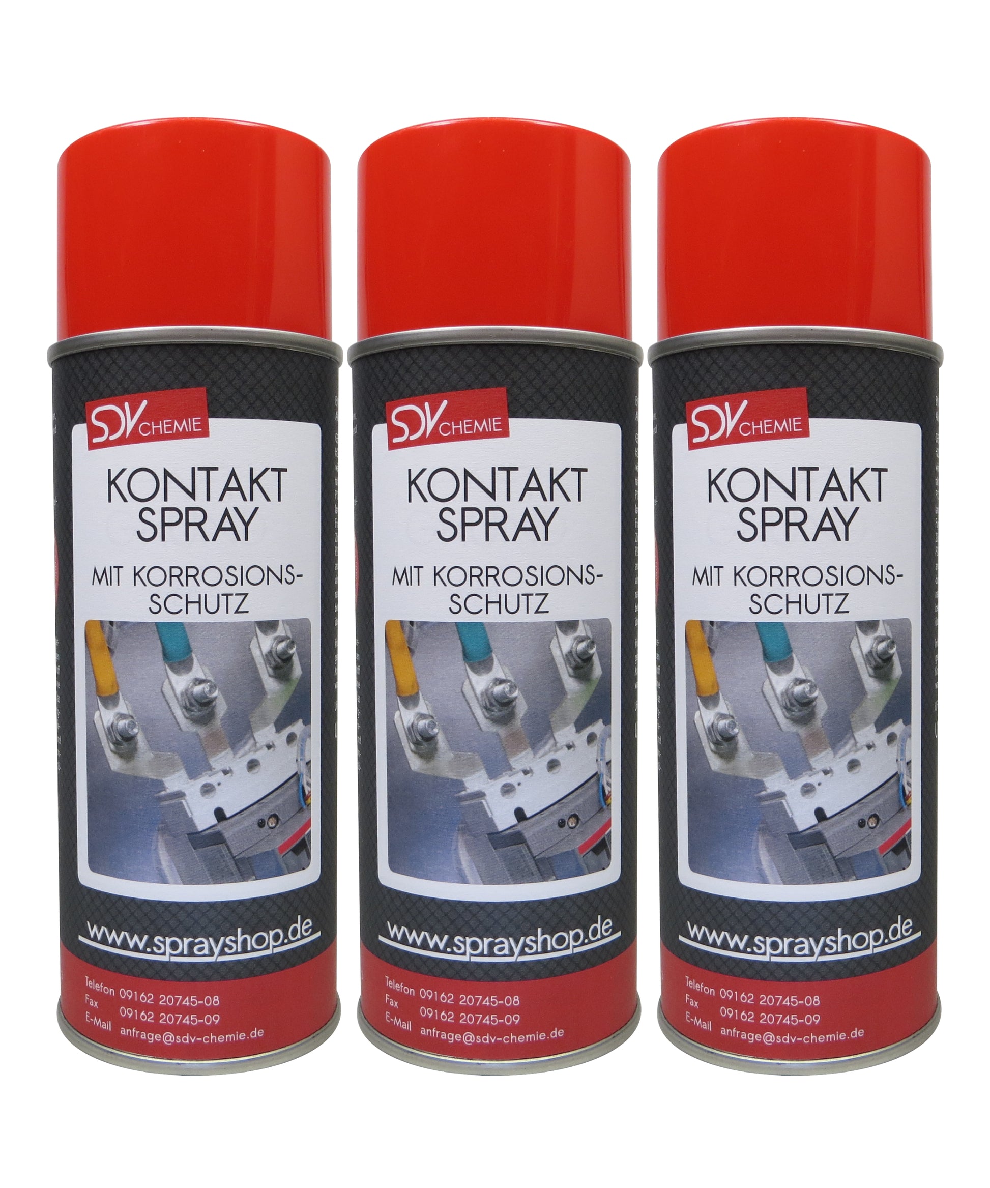 Kontaktspray 3x 400ml Elektronikspray Korrosionsschutz Elektrospray