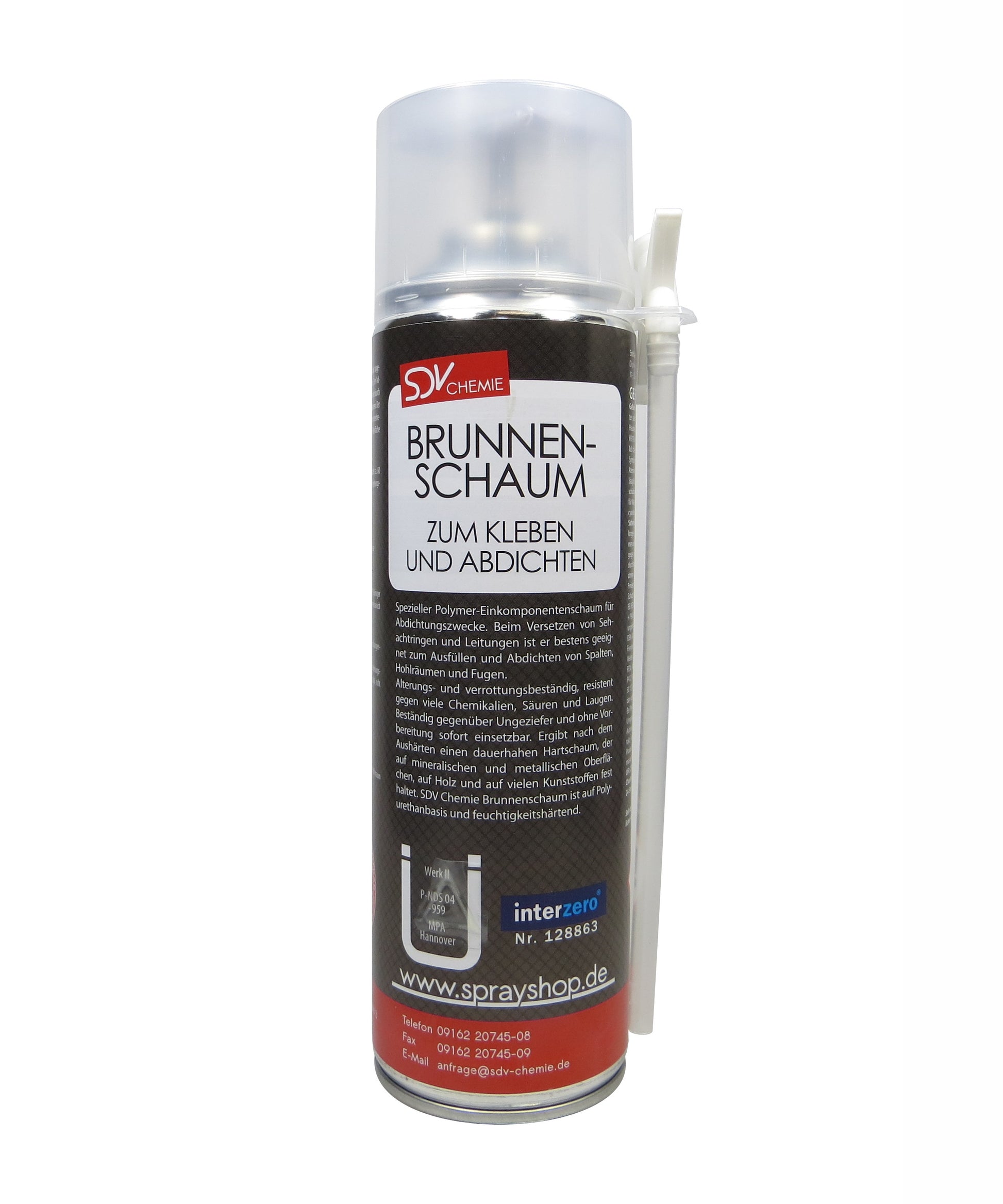 Brunnenschaum B2 1x 500ml Montageschaum Schachtschaum
