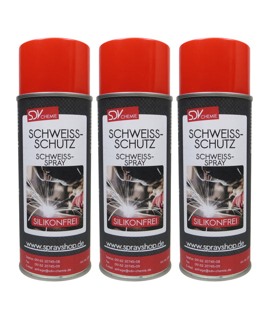 Schweißschutzspray 3x 400ml Schweiss-Trennspray Schweißtrennmittel