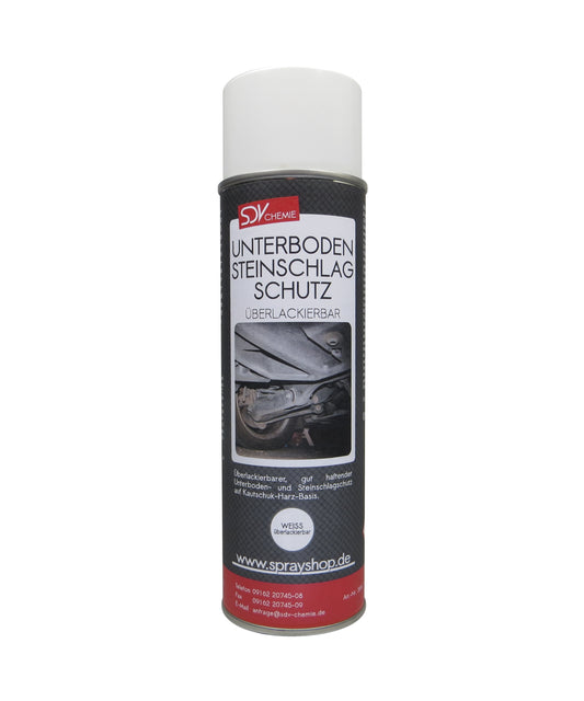 Unterbodenschutz weiss überlackierbar 1x 500ml UBS Steinschlagschutz