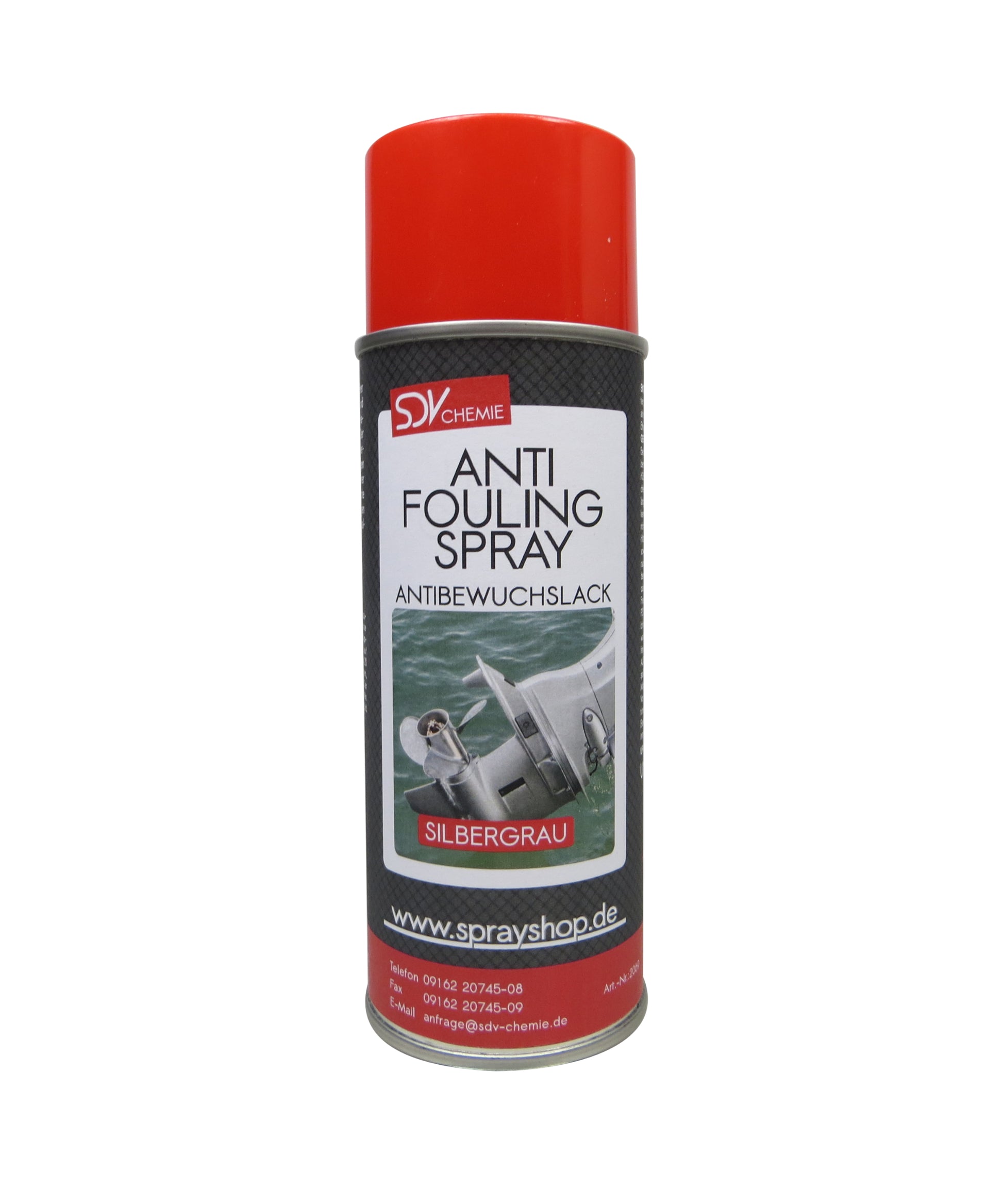 Antifouling silbergrau 1x 400ml für Propeller Aussenborder
