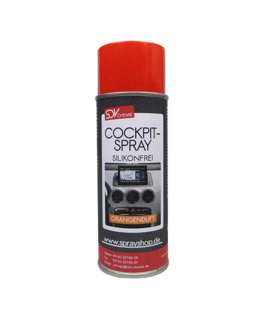 Cockpitspray Orangenduft silikonfrei 1x 400ml Cockpit Pflege Reiniger