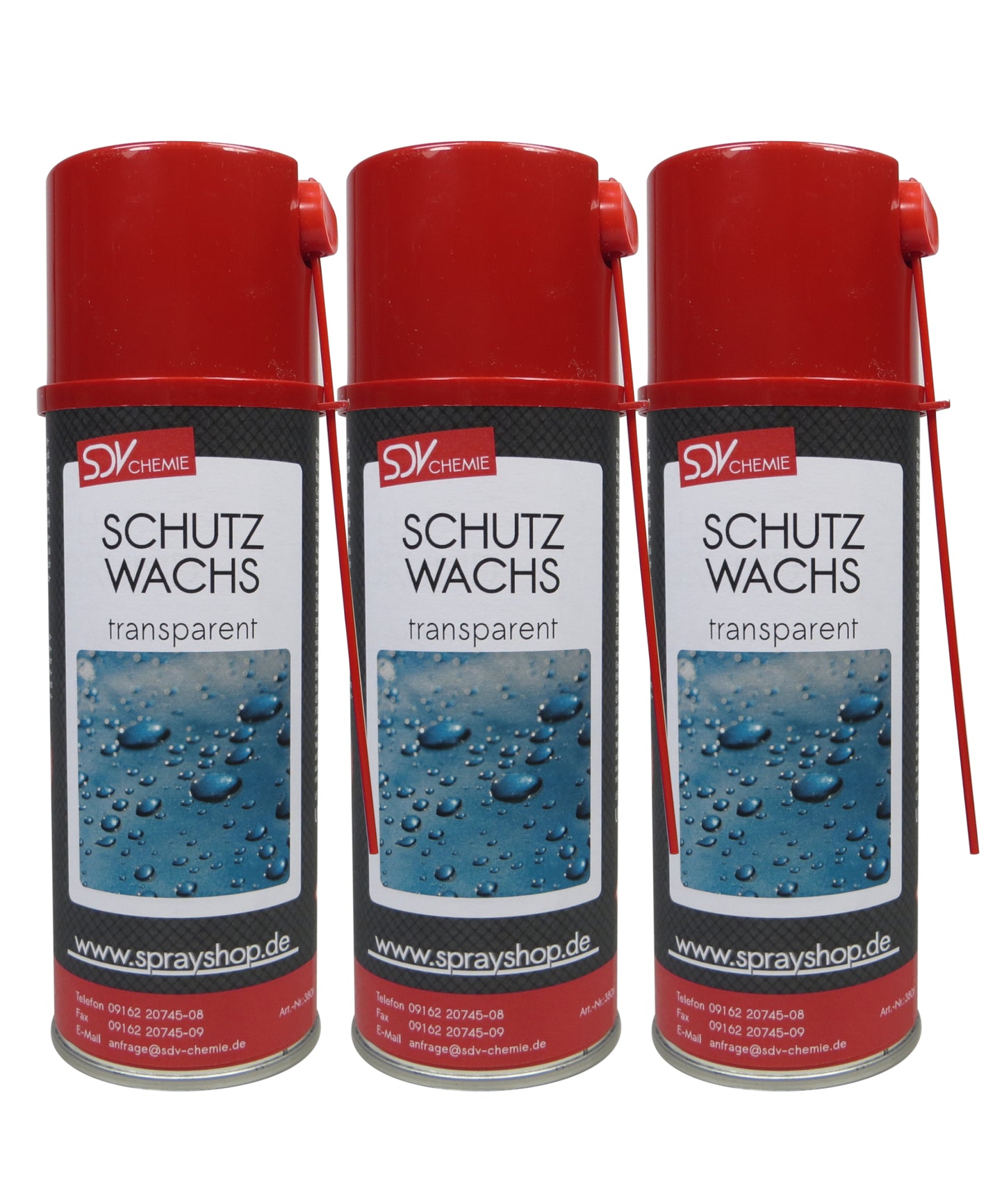Schutzwachs 3x 400ml transparent milchig Sprühwachs Unterbodenschutz