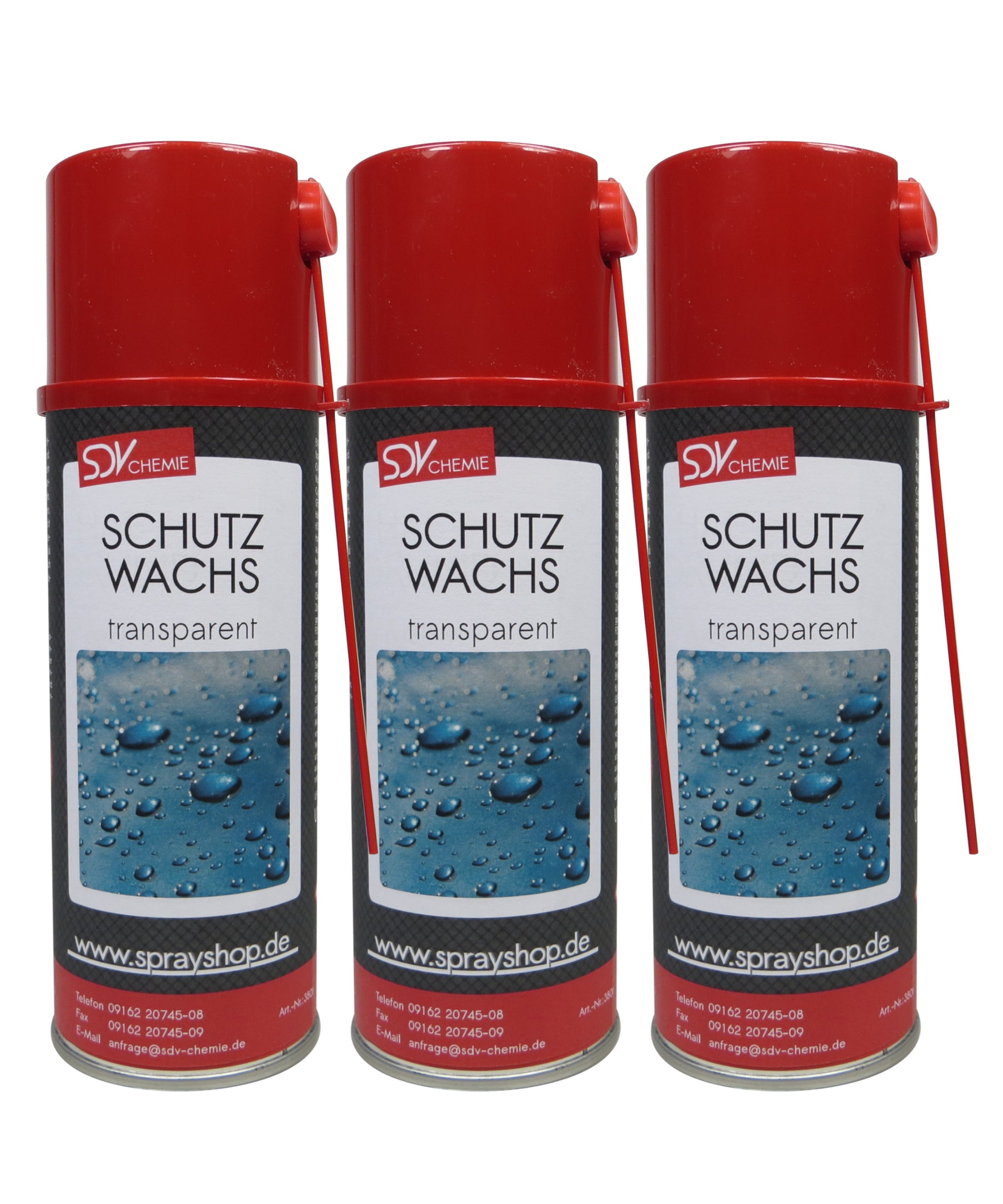Schutzwachs 3x 400ml transparent milchig Sprühwachs Unterbodenschutz