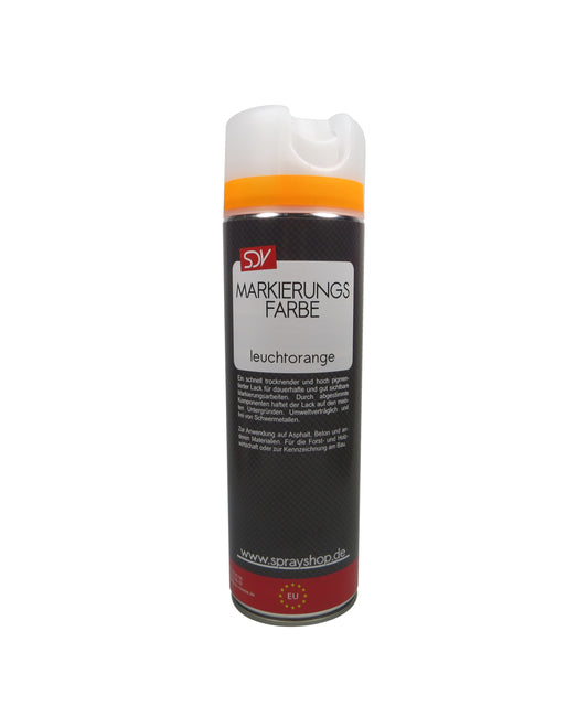 Markierungsfarbe leuchtorange 1x 500ml Markierspray Markierungsspray