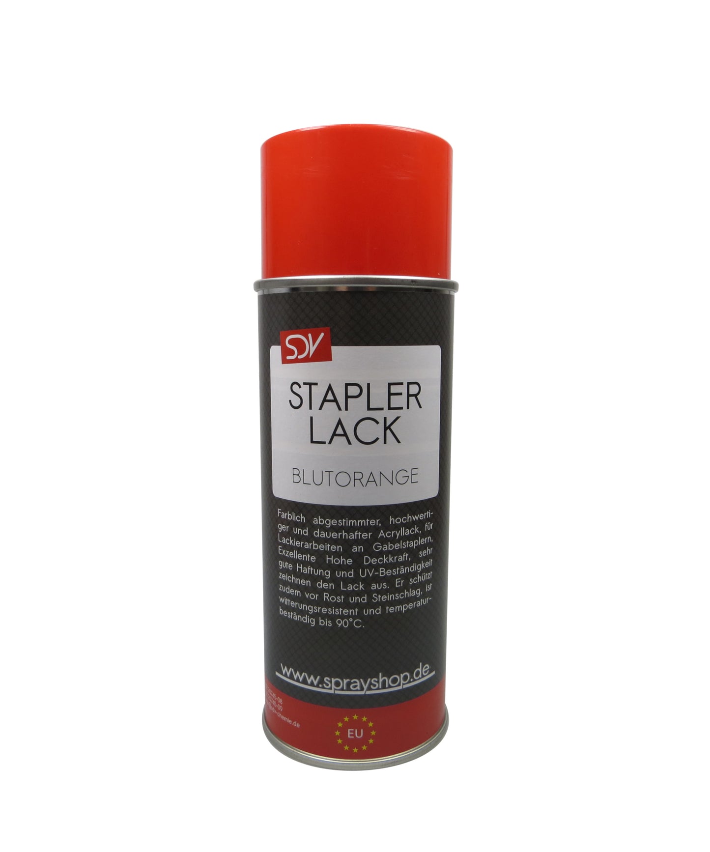 Staplerlack RAL 2002 blutorange glänzend 1x 400ml Linde Gabelstapler