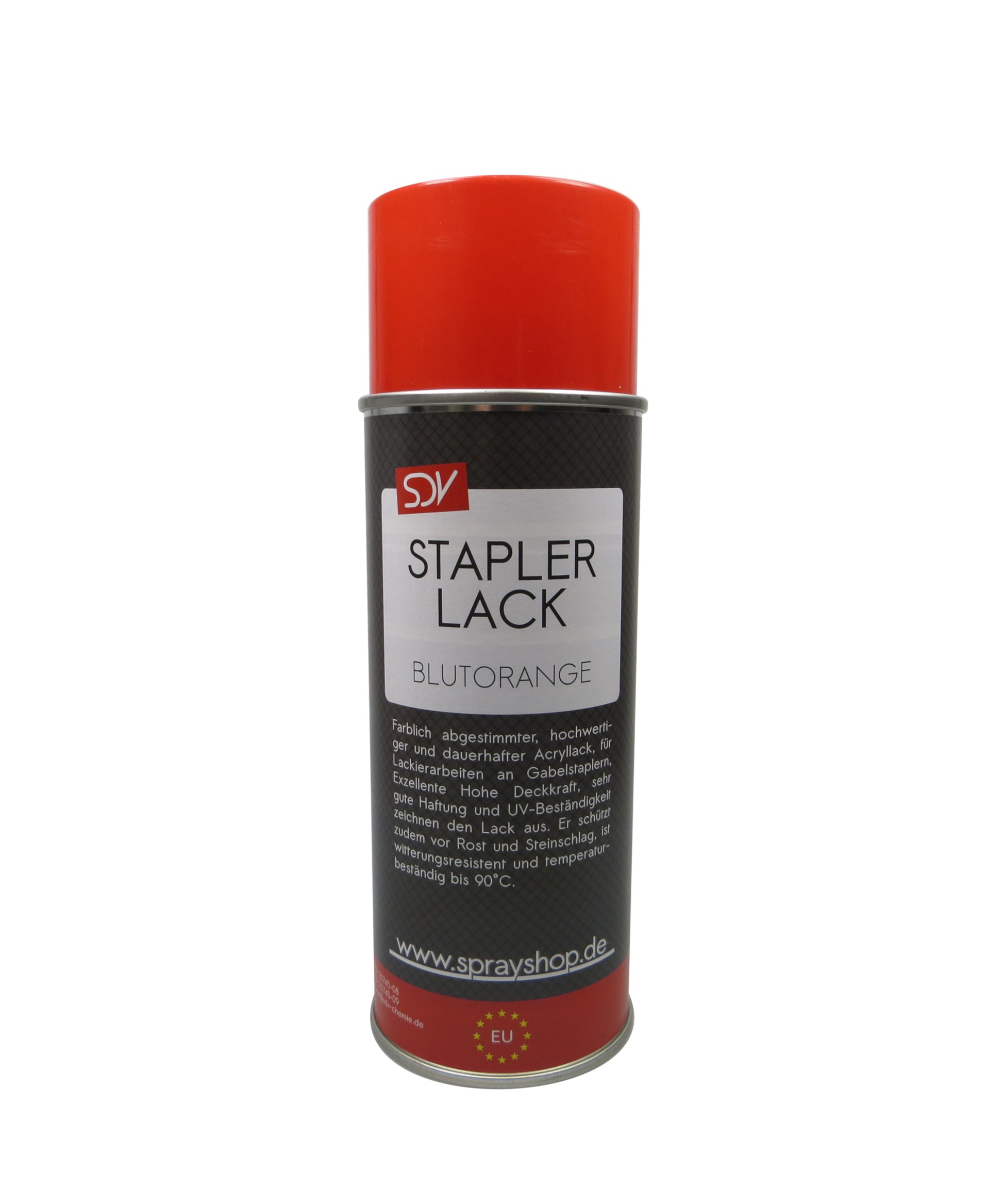 Staplerlack RAL 2002 blutorange glänzend 1x 400ml Linde Gabelstapler
