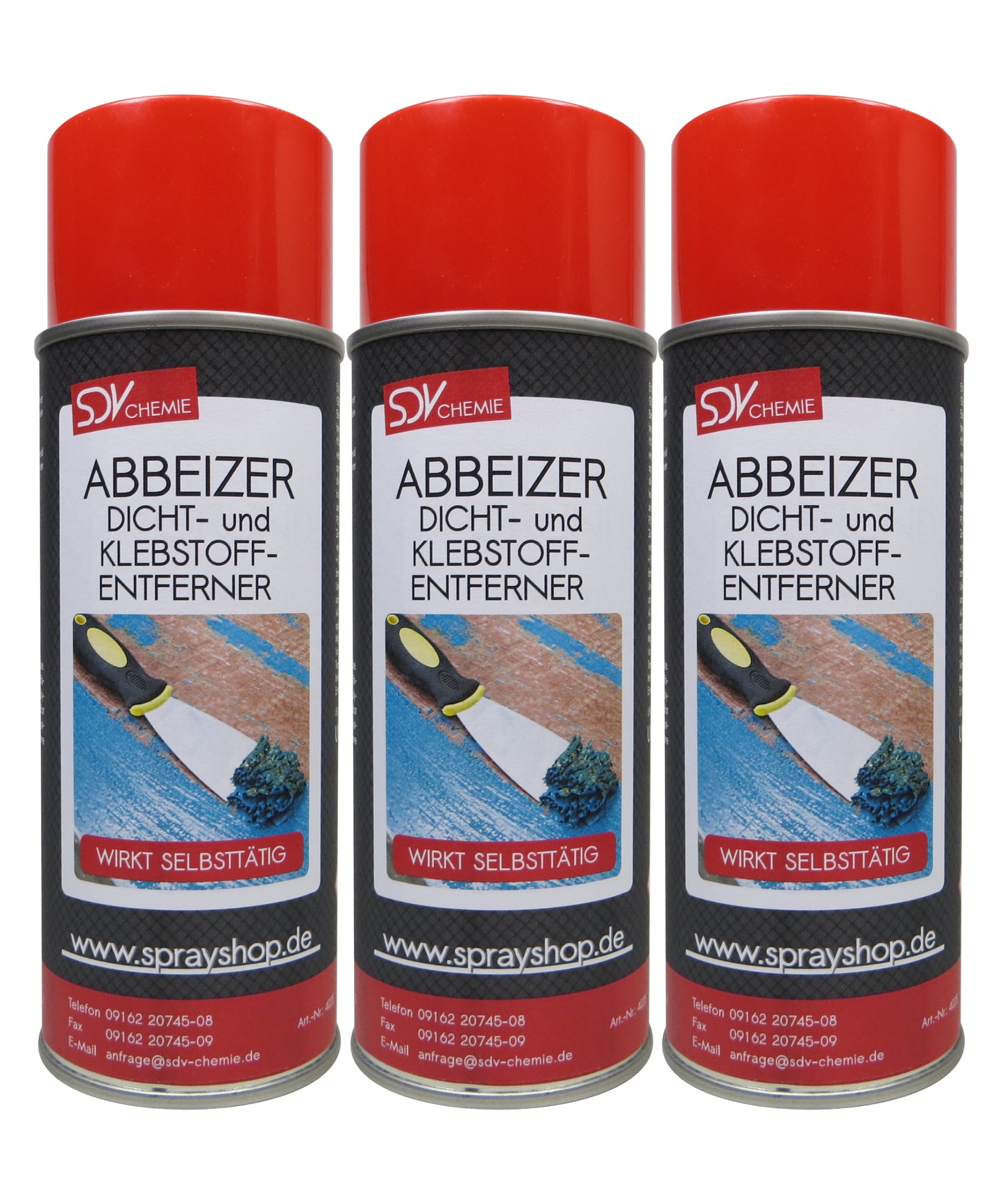 Abbeizer 3x 400ml Graffitientferner Lackentferner Dichtungsentferner