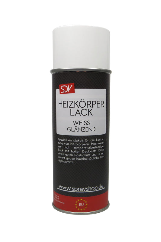 Heizkörperlack weiss glänzend 1x 400ml RAL 9010 Radiator