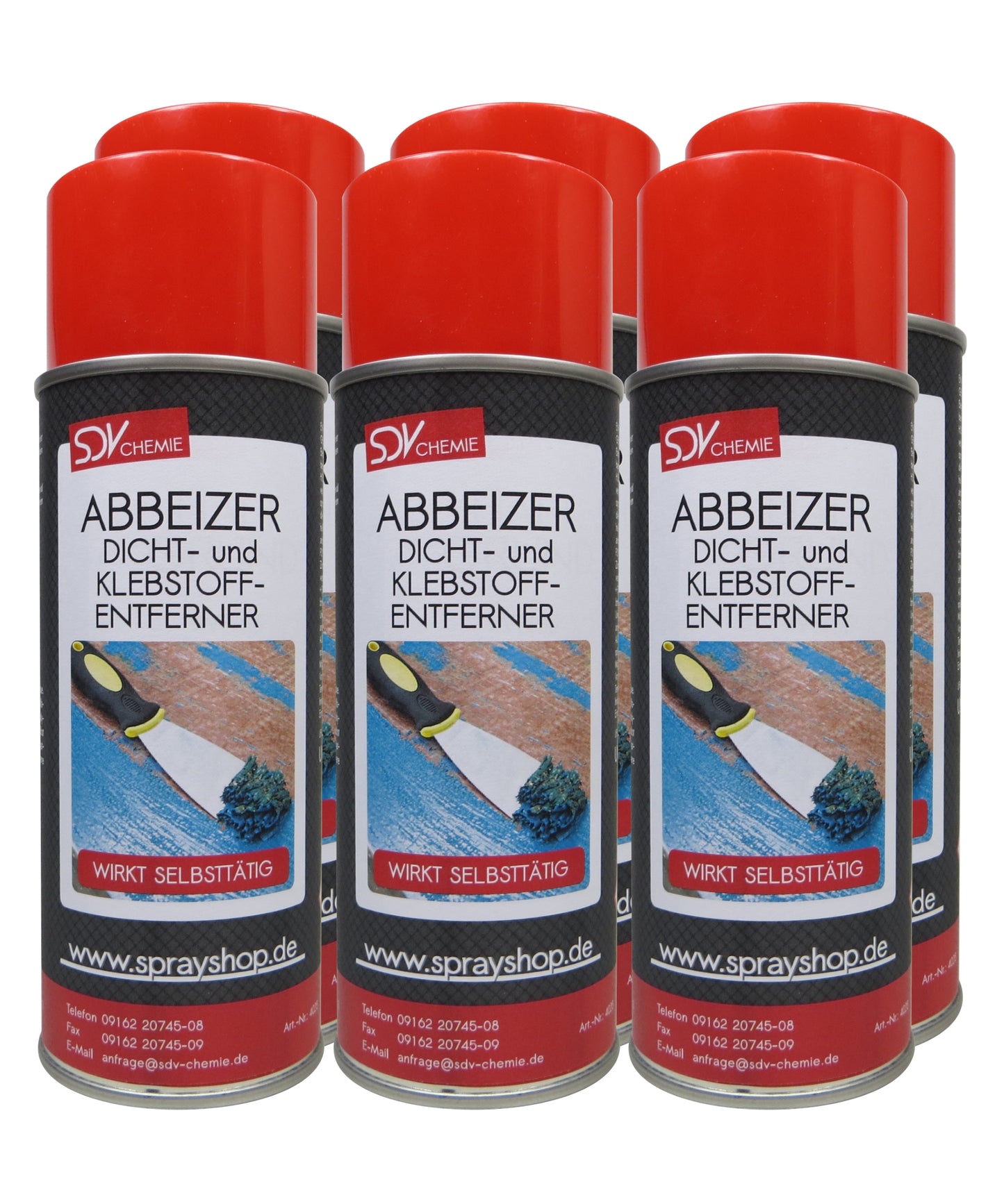 Abbeizer 6x 400ml Graffitientferner Lackentferner Dichtungsentferner