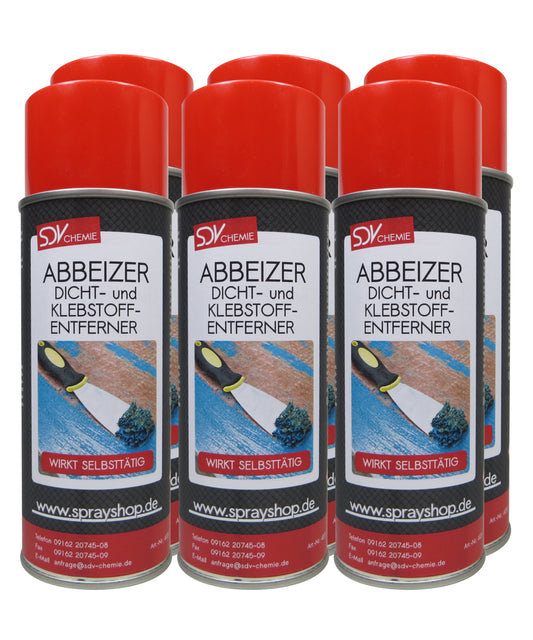 Abbeizer 6x 400ml Graffitientferner Lackentferner Dichtungsentferner