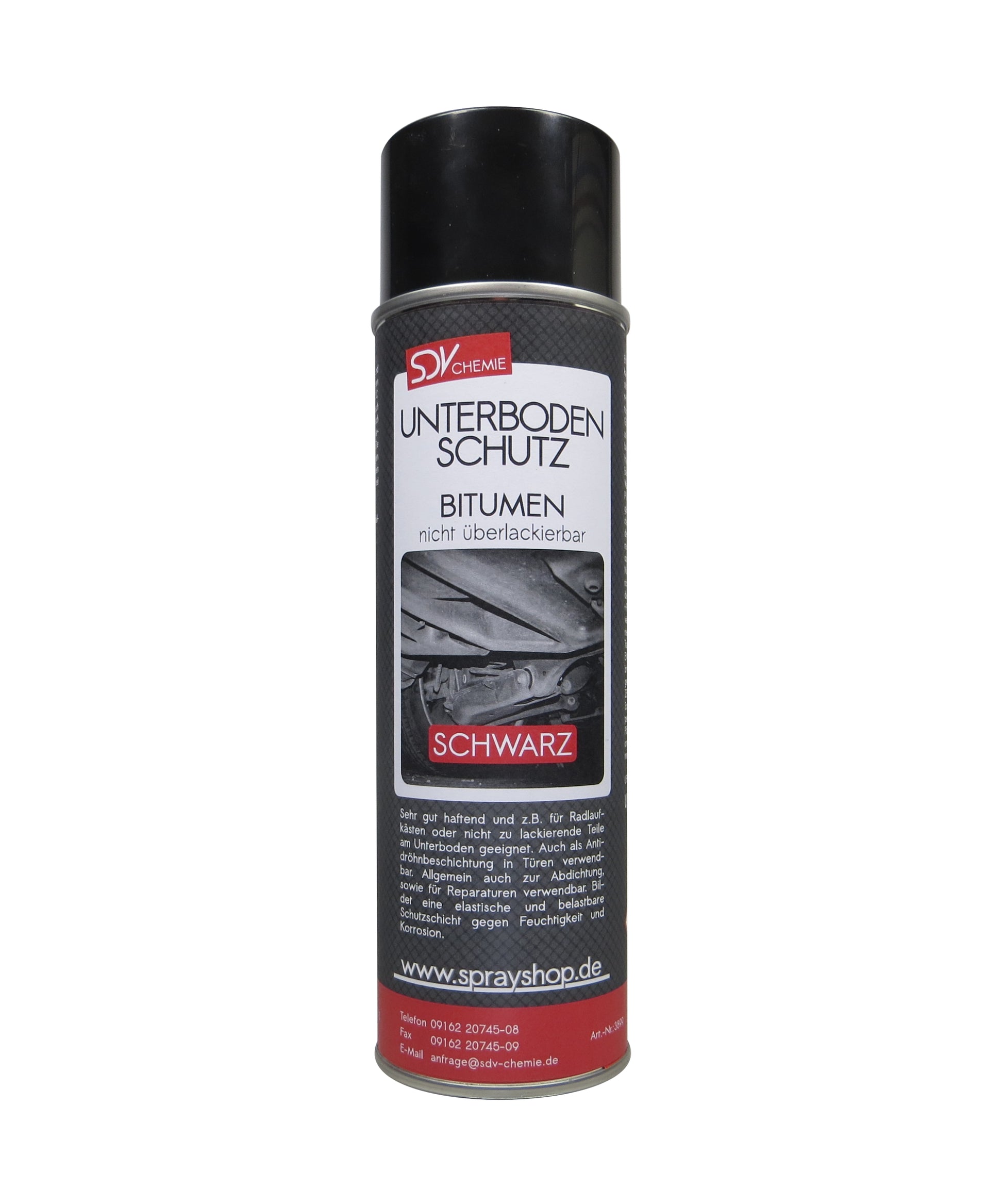Unterbodenschutz Bitumen schwarz 1x 500ml UBS Steinschlagschutz