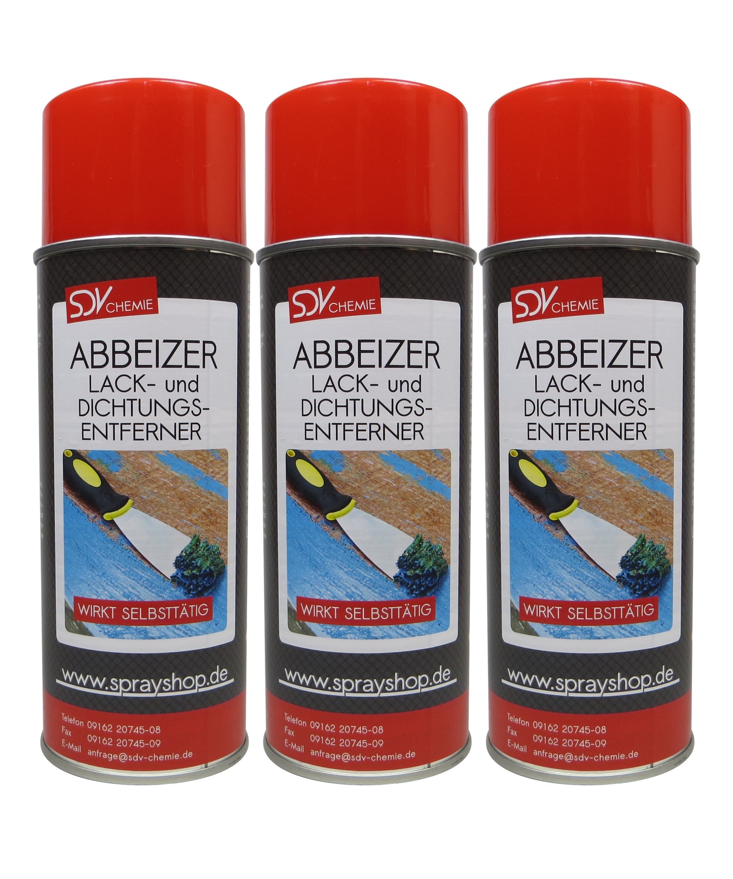 Abbeizer 3x 400ml Graffitientferner Lackentferner Dichtungsentferner