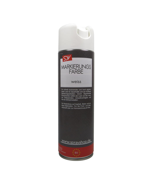 Markierungsfarbe weiss 1x 500ml Markierspray Markierungsspray weiß