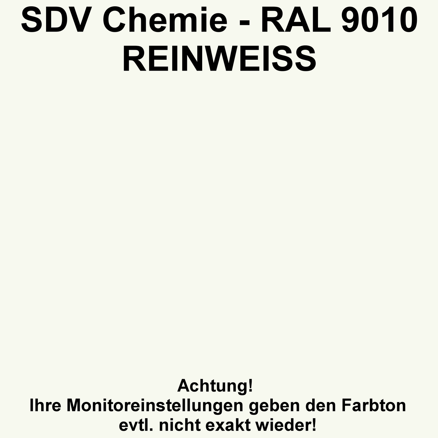 RAL 9010 REINWEISS