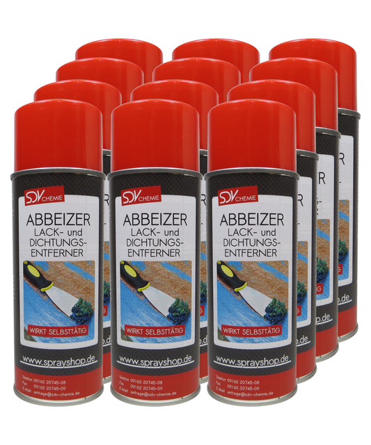 Abbeizer 12x 400ml Graffitientferner Lackentferner Dichtungsentferner