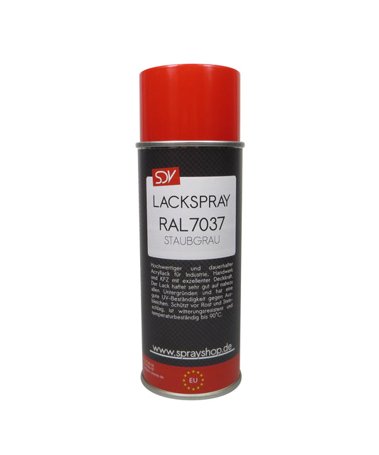 Lackspray RAL 7037 STAUBGRAU glänzend 1x 400ml Acryllack