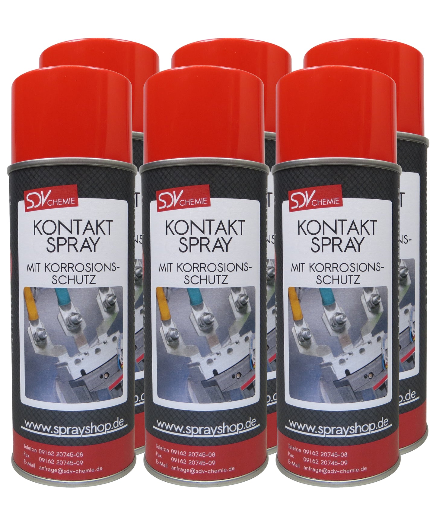 Kontaktspray 6x 400ml Elektronikspray Korrosionsschutz Elektrospray