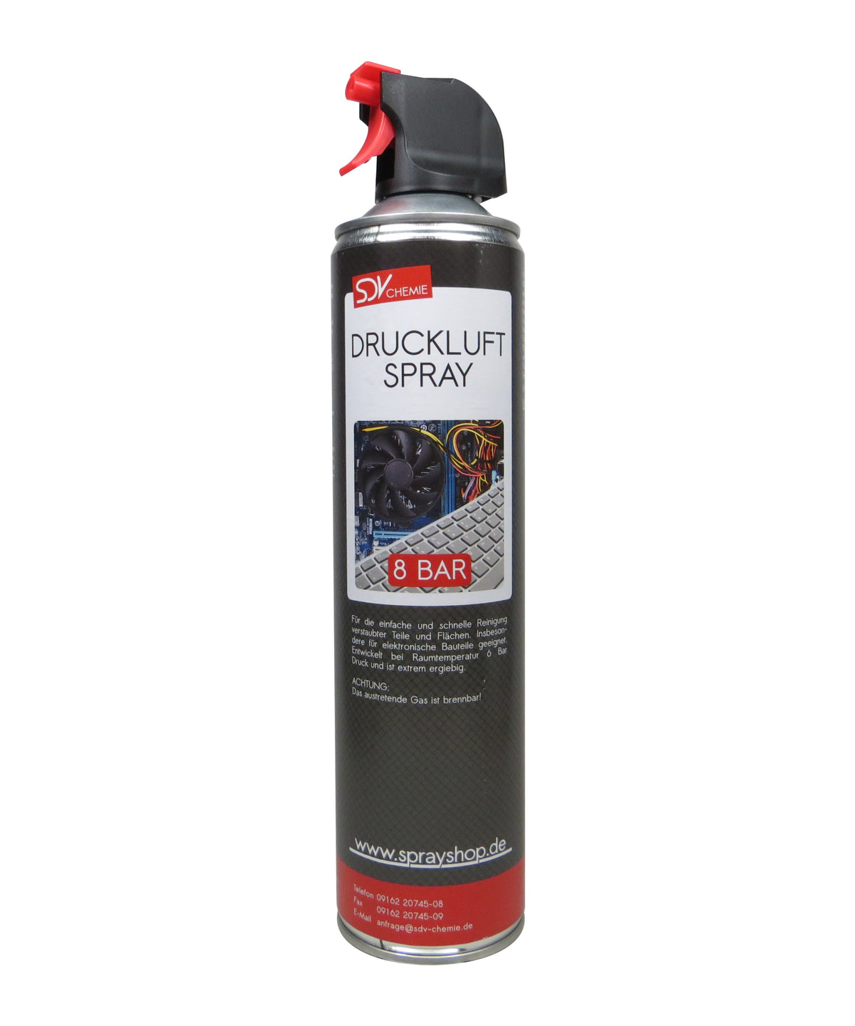 Druckluftspray ACC 1x 600ml Air Duster Druckluftreiniger – SDV Chemie