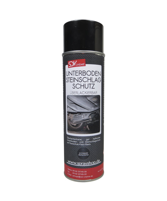 Unterbodenschutz schwarz überlackierbar 1x 500ml UBS Steinschlagschutz