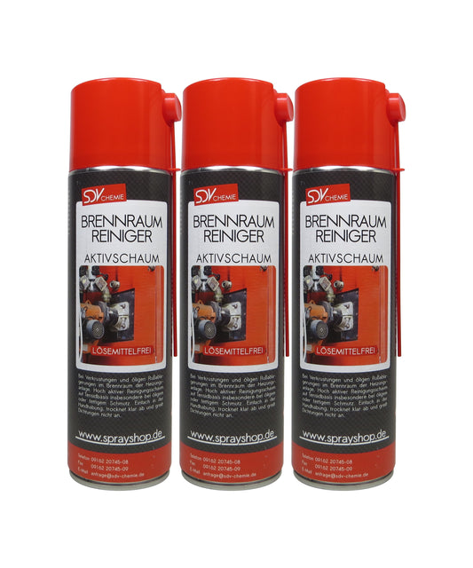 Brennraumreiniger 3x 500ml Heizkesselreiniger Ölkesselreiniger Schaum