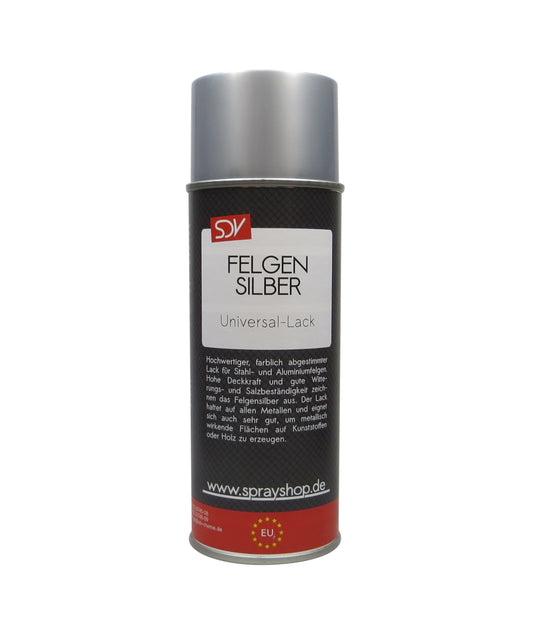 Felgensilber 1x 400ml Autolack Acryl Lackspray Felgenlack silber