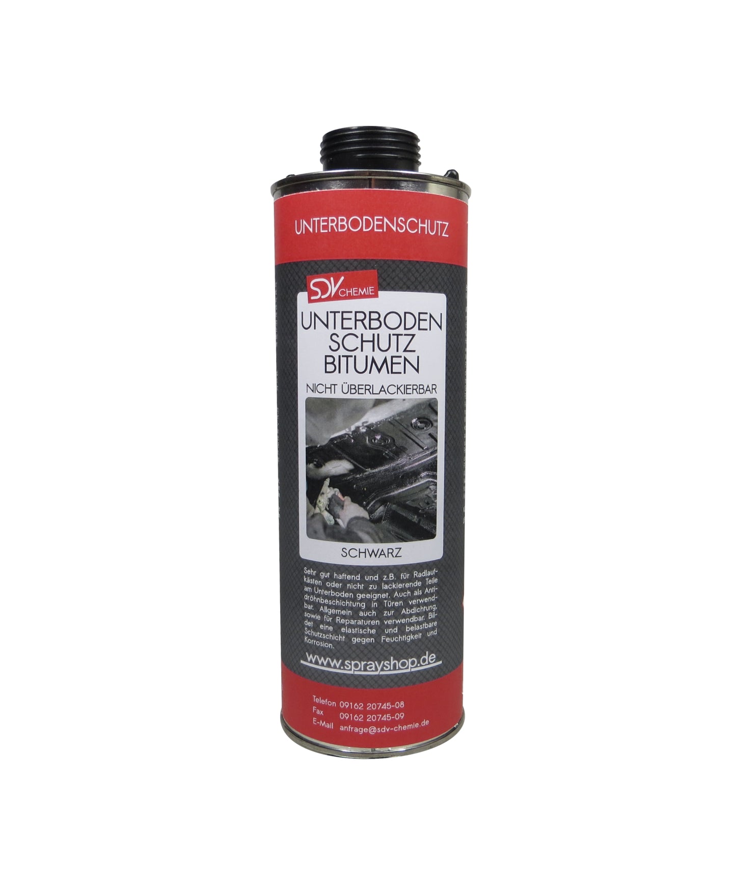 Unterbodenschutz Bitumen schwarz 1x 1L UBS Steinschlagschutz