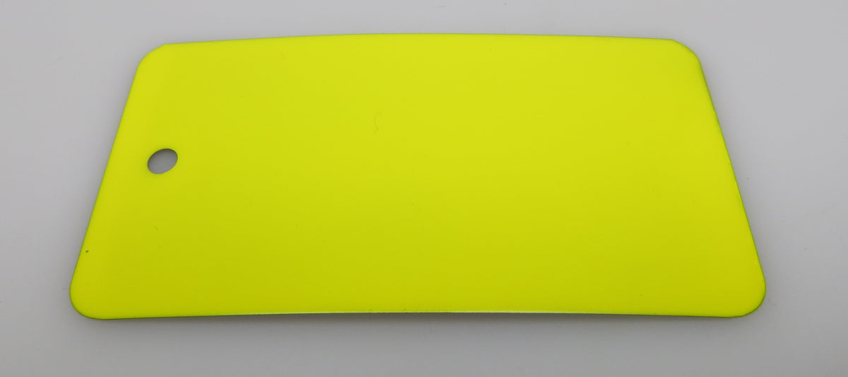 Bremssattellack gelb Sprühprobe
