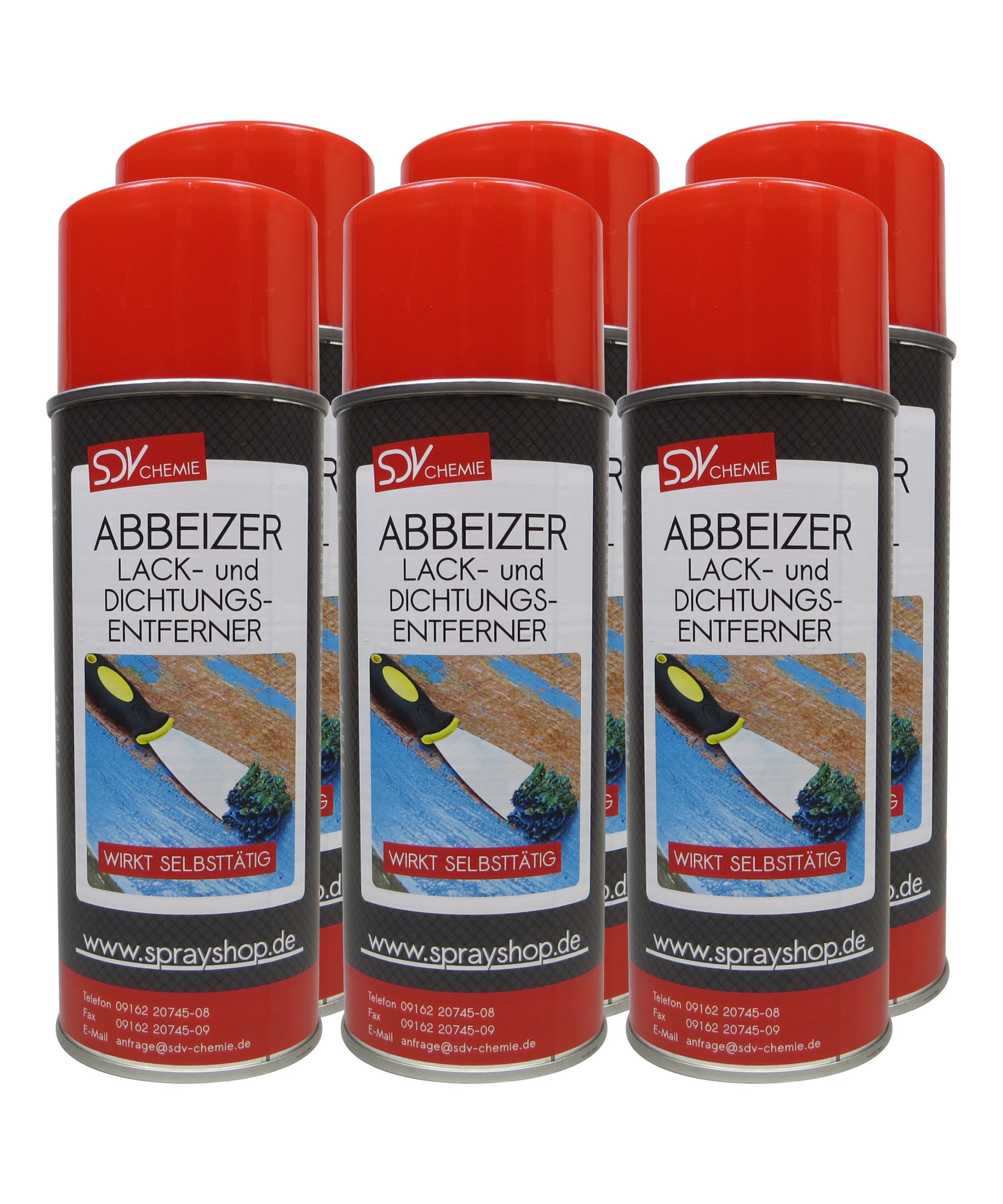 Abbeizer 6x 400ml Graffitientferner Lackentferner Dichtungsentferner