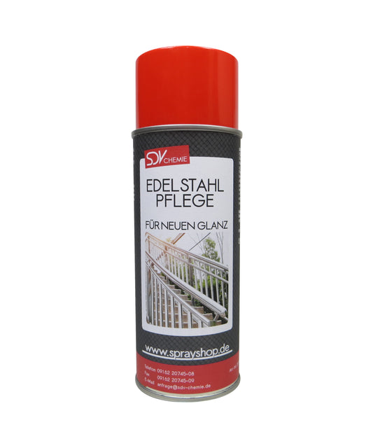 Edelstahlpflege Spray 1x 400ml V2A Edelstahl Pflege Reiniger