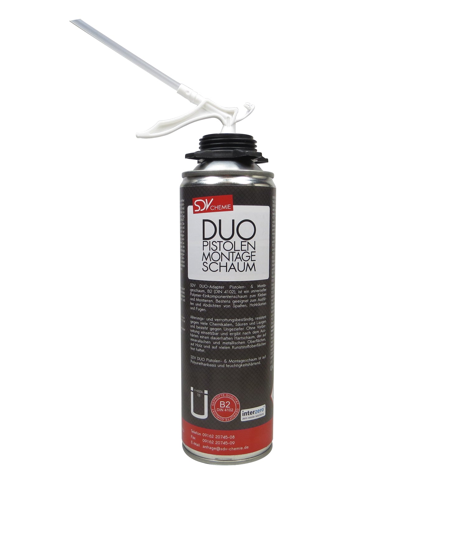 DUO Pistolen Montage Schaum B2 3x 500ml 2-in-1-System Bauschaum