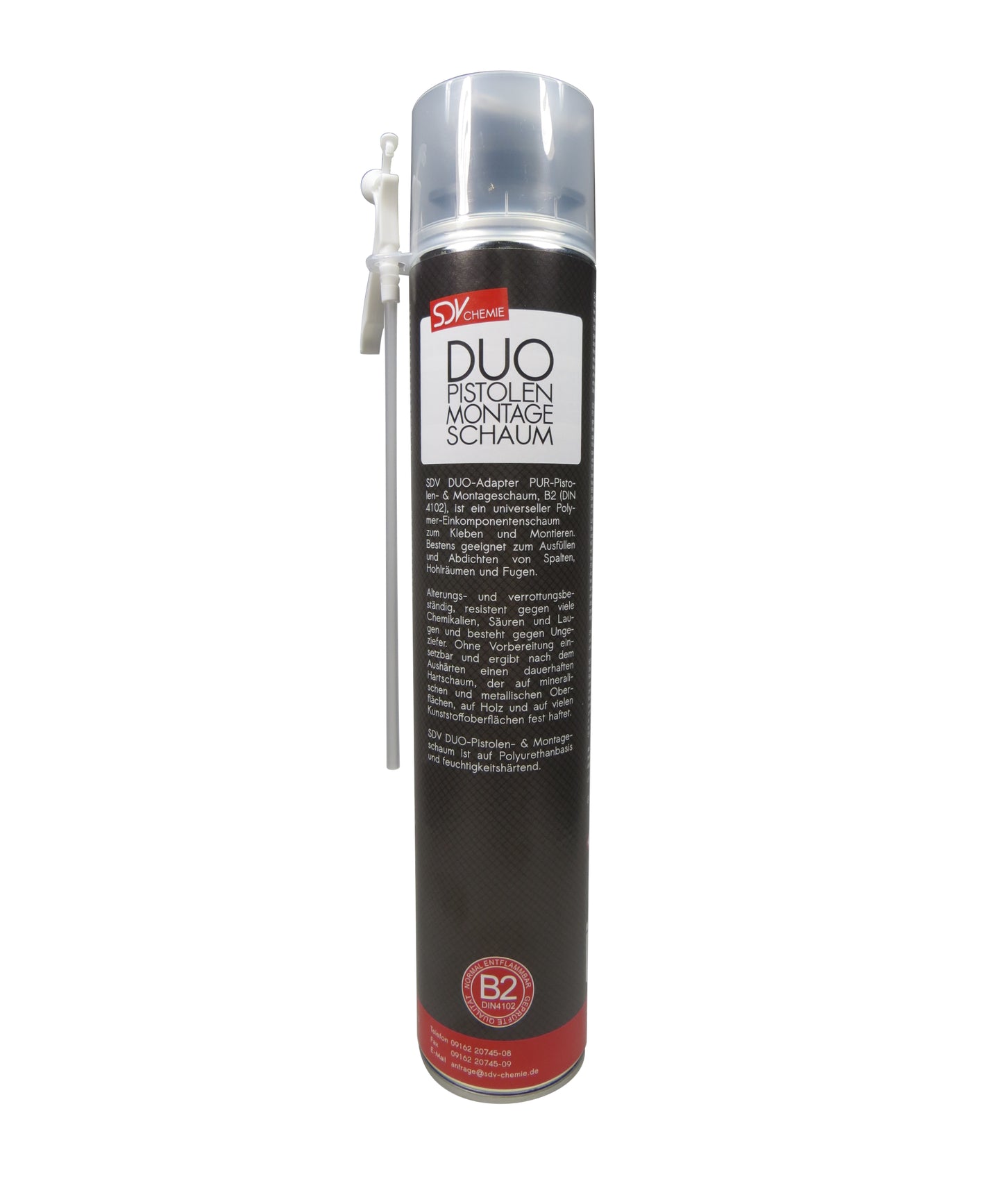 DUO Pistolen Montage Schaum B2 1x 750ml 2-in-1-System Bauschaum