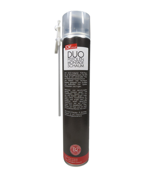 DUO Pistolen Montage Schaum B2 1x 750ml 2-in-1-System Bauschaum