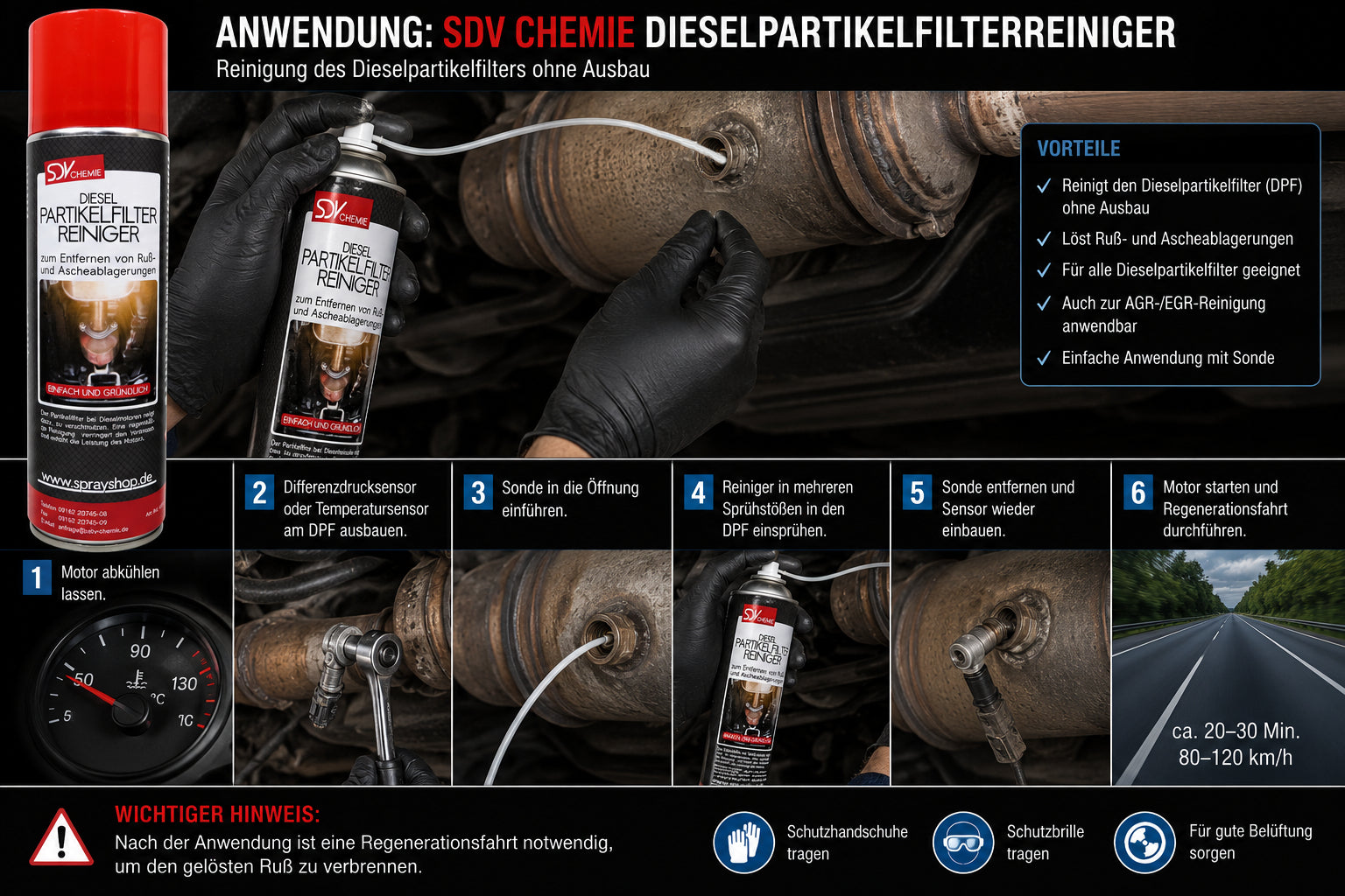 Dieselpartikelfilter Anwendung