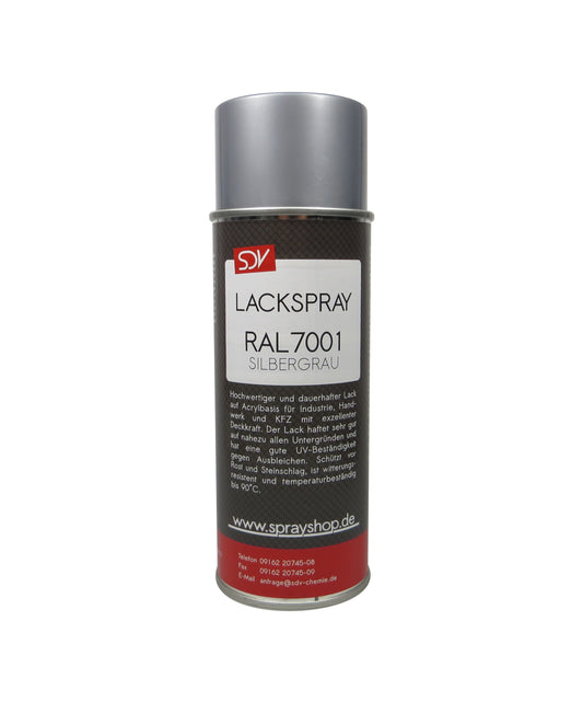 Lackspray RAL 7001 SILBERGRAU glänzend 1x 400ml Acryllack