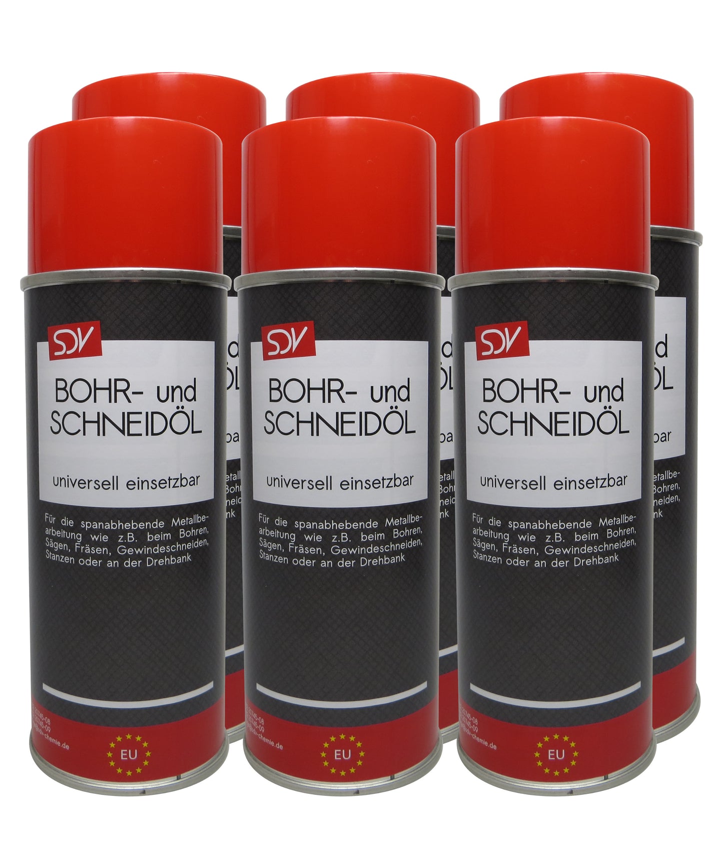 Bohröl Schneidöl Spray 6x 400ml Gewindeschneideöl Kühlmittel