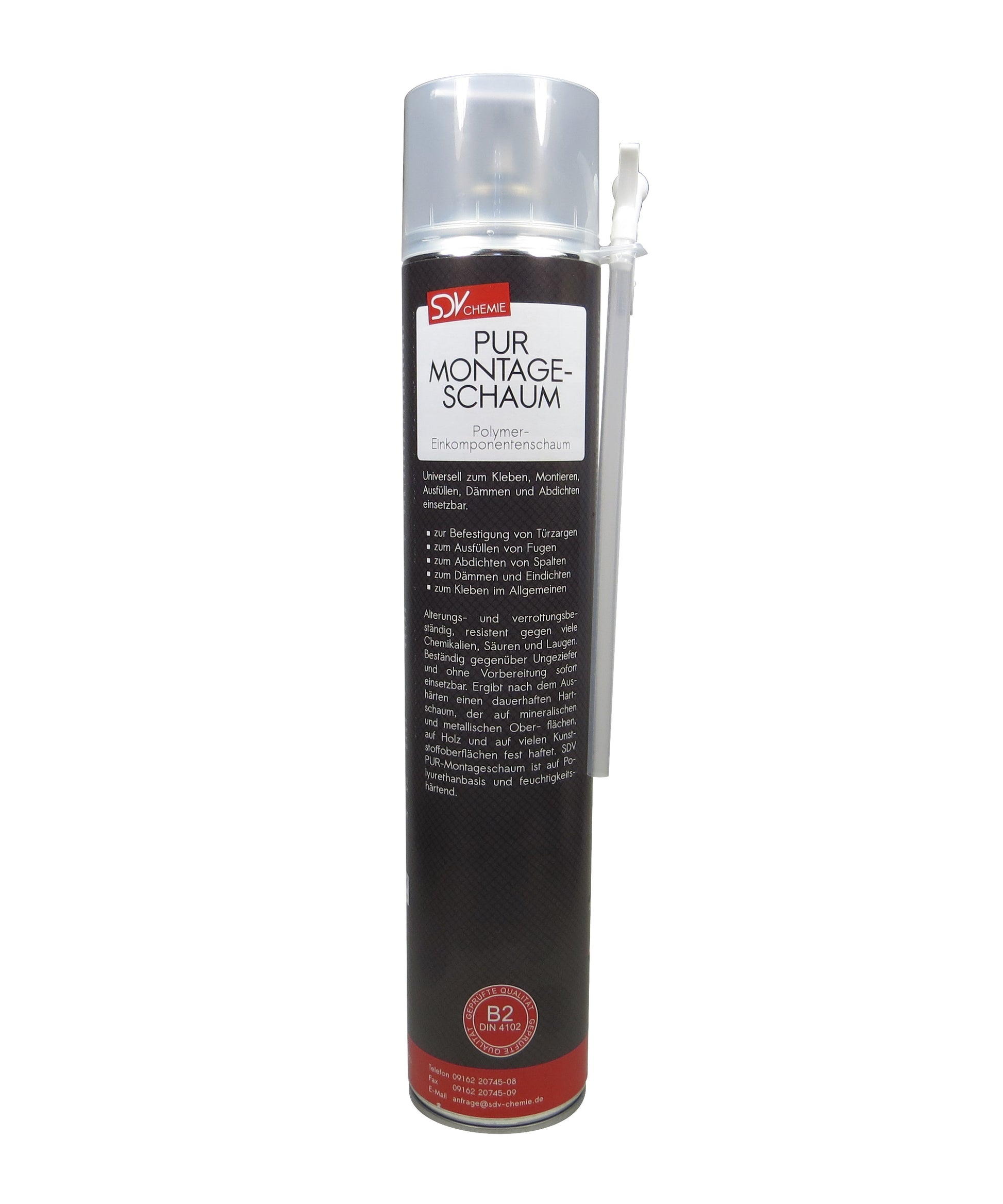 Montageschaum B2 1x 750ml Bauschaum Füllschaum