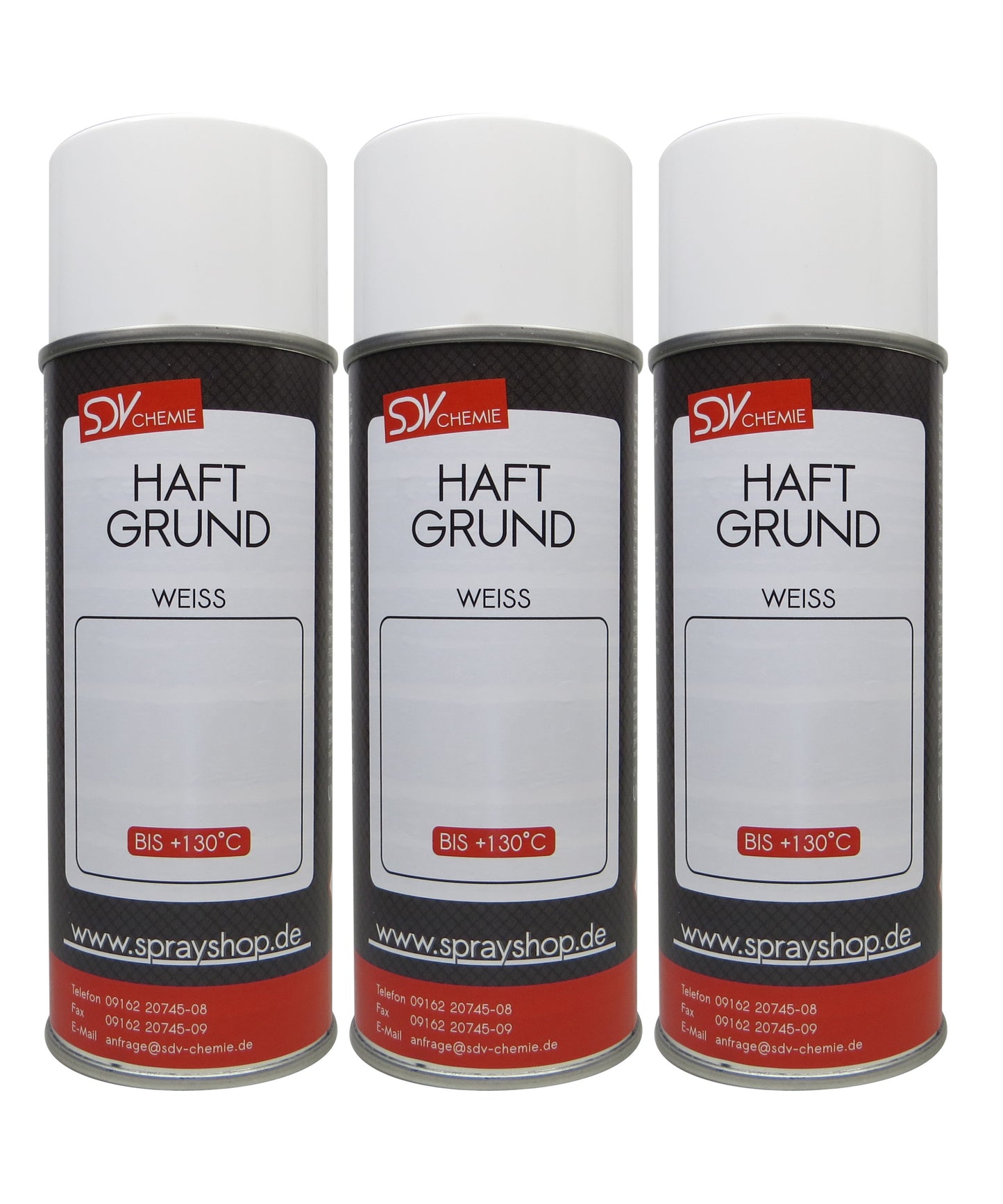 Haftgrund weiss 3x 400ml Acryl Grundierung weiß Rostprimer